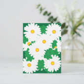 Gänseblümchen Postkarte (Stehend Vorderseite)