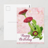 Gänseblümchen Postkarte (Vorne/Hinten)