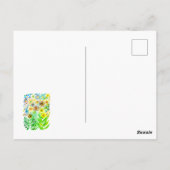 Gänseblümchen Postkarte (Rückseite)