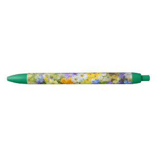 Gänseblümchen, Primel, Osterglocken Blumen Kugelschreiber