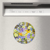 Gänseblümchen, Primel, Osterglocken Blumen Magnet (In Situ (Geschirrspüler))
