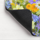 Gänseblümchen, Primel, Osterglocken Blumen Mousepad (Ecke)