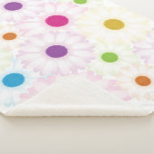 Gänseblümchen punktiert Decke Sherpadecke (3/4)