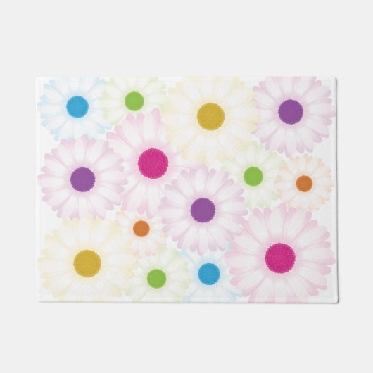 Gänseblümchen punktiert Tür-Matte Fußmatte (Vorderseite)