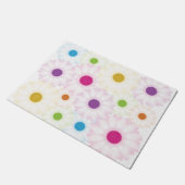 Gänseblümchen punktiert Tür-Matte Fußmatte (Schrägansicht)