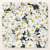 Gänseblümchen Rechteckiger Pappuntersetzer (Vorderseite)