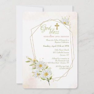 Gänseblümchen Religiös Einladung