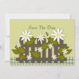 Gänseblümchen retten das Datum Save The Date