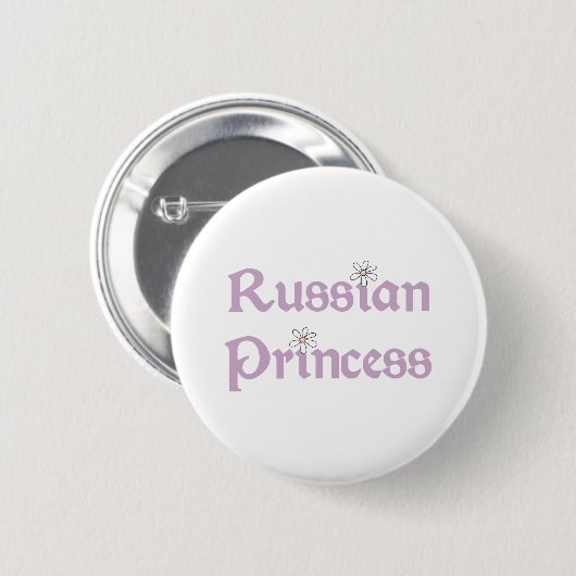 Gänseblümchen-Russe-Prinzessin Button (Vorne & Hinten)