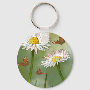 Gänseblümchen Schlüsselanhänger