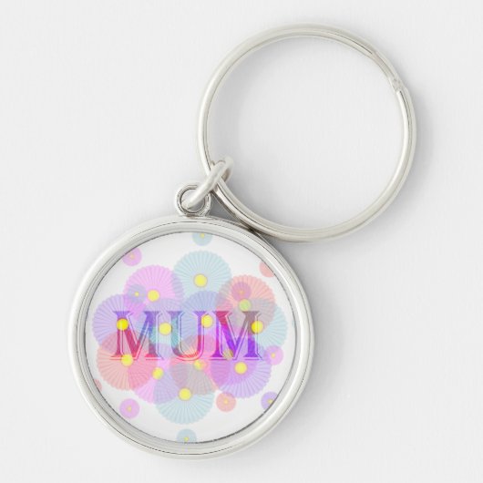 Gänseblümchen-Schlüsselring Schlüsselanhänger (Vorne)