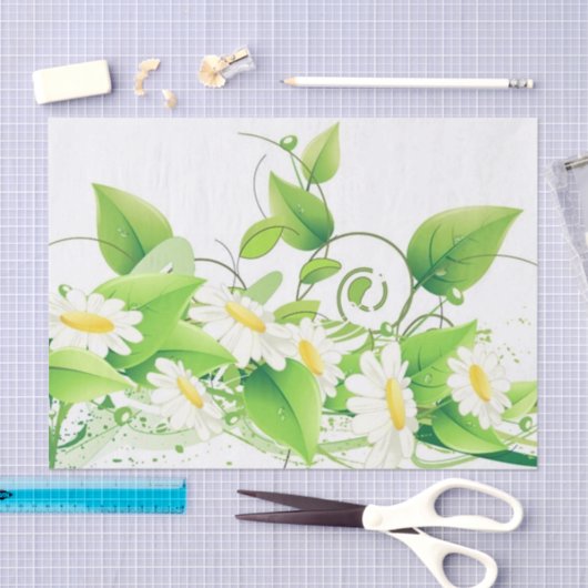 Gänseblümchen Seidenpapier (Handwerk)