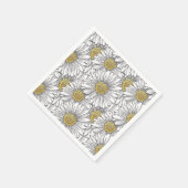 Gänseblümchen Serviette (Ecke)