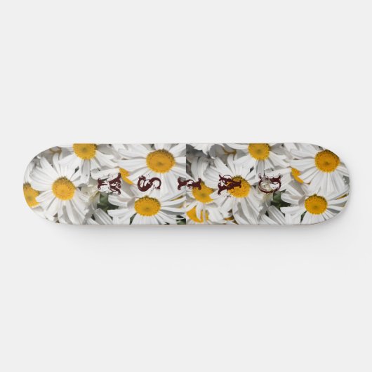 Gänseblümchen-Skateboardschablone Skateboard (Horizontal)