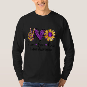 Gänseblümchen Sonnenblume Frieden Liebe Heilung Li T-Shirt
