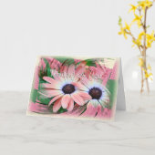 Gänseblümchen Strudel-für irgendeine Gelegenheit Karte (Gelbe Blume)