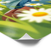 Gänseblümchen Symbolik Poster (Ecke)
