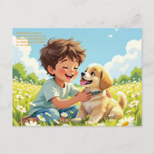 Gänseblümchen Symbolik Postkarte