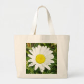 Gänseblümchen-Tasche Jumbo Stoffbeutel (Vorne)