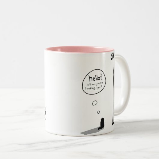 Gänseblümchen-Tasse "CCTV-Kamera-" Tasse (VorderseiteRechts)