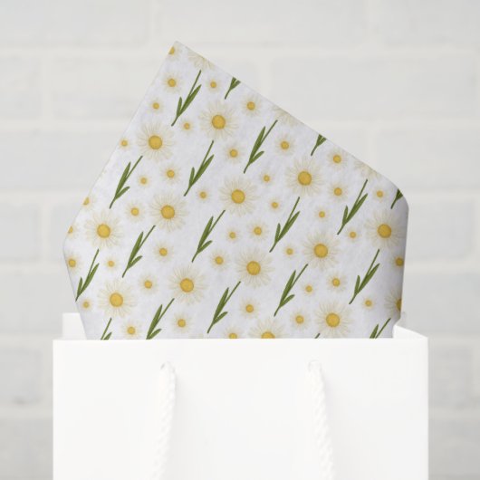 Gänseblümchen-Tissue-Papier Seidenpapier (Geschenk Tasche)