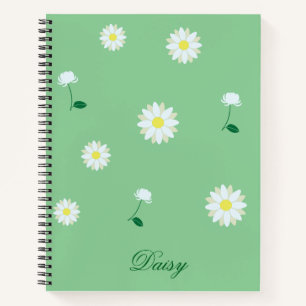 Gänseblümchen-Träume – Stylishes Blumen-Notizbuch Notizblock