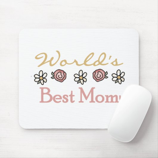 Gänseblümchen und die beste Mama der Rosen-Welt Mousepad (Mit Mouse)