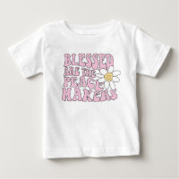 Gänseblümchen und Friedensstifter Slogan