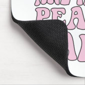 Gänseblümchen und Friedensstifter Slogan Mousepad (Ecke)