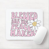 Gänseblümchen und Friedensstifter Slogan Mousepad (Mit Mouse)