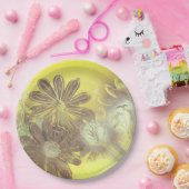 Gänseblümchen und Löwenzahn Pappteller (Party)