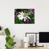 Gänseblümchen und Schmalzweide Poster (Heimbüro)