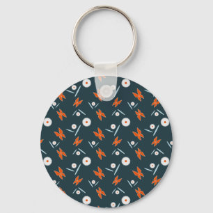 Gänseblümchen und Schmetterlinge Schlüsselanhänger