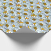Gänseblümchen-Verpackungs-Papier-personalisiertes Geschenkpapier (Ecke)