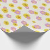 Gänseblümchen-Verpackungspapier Geschenkpapier (Ecke)