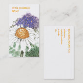 "Gänseblümchen-" Visitenkarte (Vorne/Hinten)