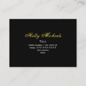 Gänseblümchen-Visitenkarte Visitenkarte (Rückseite)