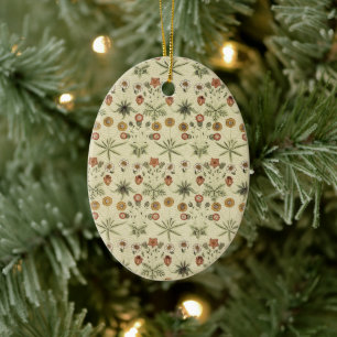 Gänseblümchen von William Morris, Vintage viktoria Keramik Ornament