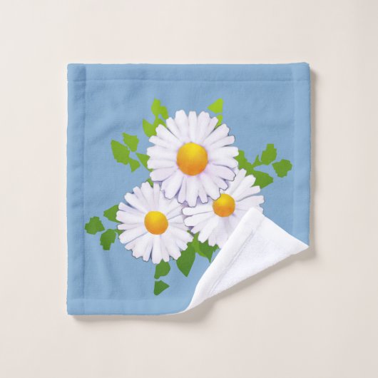 Gänseblümchen Waschlappen (Waschlappen)