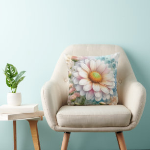 Gänseblümchen-Wurf-Kissen Blumen-Dekoration für Zu Kissen