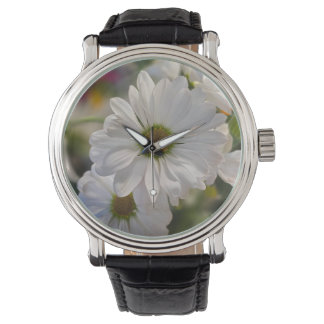 Gänseblümchen-Zeit Armbanduhr