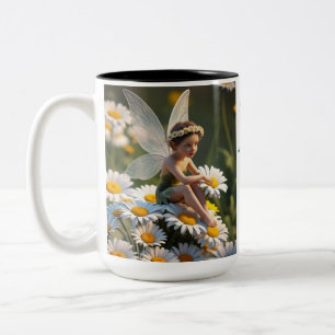Gänseblümchenfee Zweifarbige Tasse