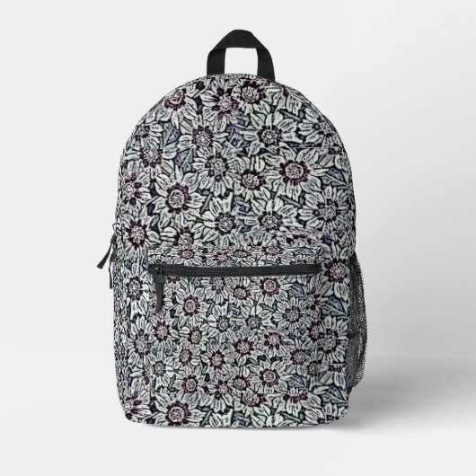 Gänseblümchenfeld Bedruckter Rucksack (Vorderseite)