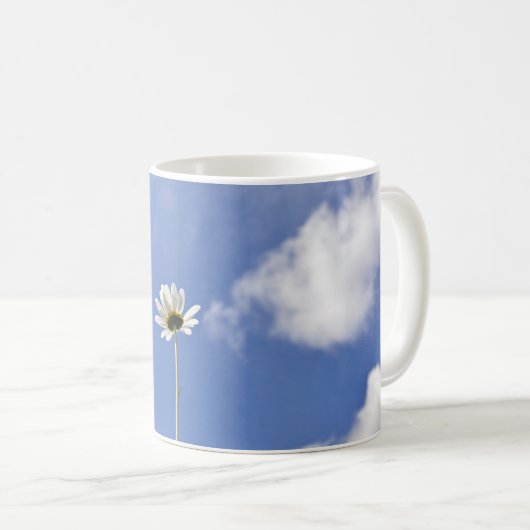 Gänseblümchenhimmel-Tasse Kaffeetasse (VorderseiteRechts)