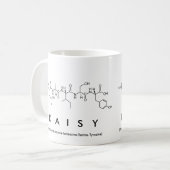 Gänseblümchenpeptid-Namen-Tasse Kaffeetasse (Vorderseite Links)