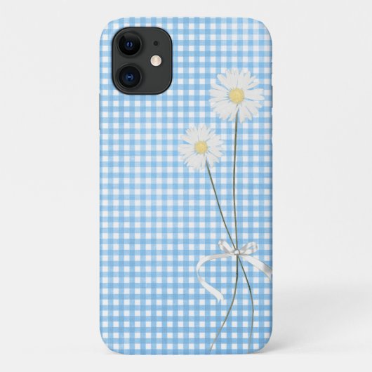 Gänseblümchenstrauß auf Gingham Case-Mate iPhone Hülle (Rückseite)