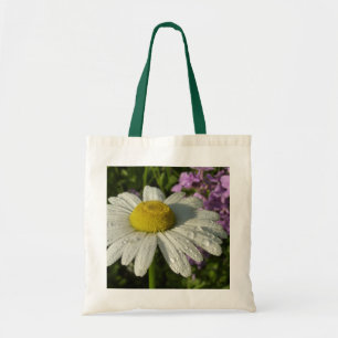 Gänseblume und Hesperis Botanisch Tragetasche