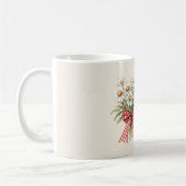 Gänseblumen Rot Weiße Schleife Kaffeetasse (Links)