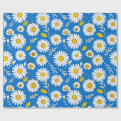 Gänseblumenmuster Geschenkpapier (Flach)