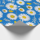 Gänseblumenmuster Geschenkpapier (Ecke)